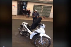 Hình ảnh cắt từ clip. (Nguồn: Vietnam+)