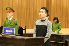 Bị cáo Nguyễn Lê Giang tại tòa. (Ảnh: Nguyễn Nam/TTXVN)