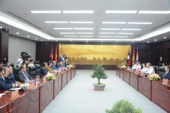 Toàn cảnh buổi làm việc. (Ảnh: Văn Dũng/TTXVN)