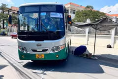 Hiện trường vụ tai nạn thương tâm. 