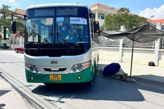 Hiện trường vụ tai nạn thương tâm. 
