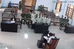 Các bị cáo trong vụ án. (Nguồn: Tòa án Nhân dân tỉnh Gia Lai)