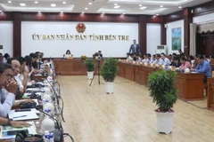 Toàn cảnh buổi tọa đàm. (Ảnh: Huỳnh Phúc Hậu/TTXVN)