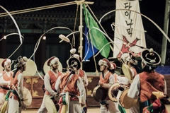 Nghệ thuật múa trống Hàn Quốc. (Ảnh minh họa. Nguồn: TTXVN)