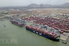 Một góc cảng biển Cái Mép-Thị Vải. (Nguồn: TTXVN)