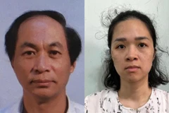 Nguyễn Đăng Thuyết và vợ là Nguyễn Nhật Linh. (Nguồn: Bộ Công an)