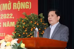 Ông Nguyễn Văn Thể, Ủy viên Trung ương Đảng, Bí thư Đảng ủy Khối các cơ quan Trung ương phát biểu tại hội nghị. (Ảnh: Phương Hoa/TTXVN)