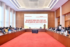 Quang cảnh buổi tọa đàm. (Ảnh: Minh Đức/TTXVN)