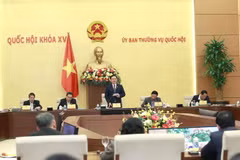 Chủ tịch Quốc hội Vương Đình Huệ phát biểu. (Ảnh: Doãn Tấn/TTXVN)