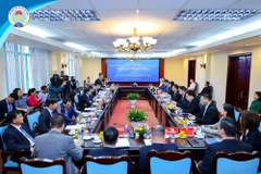 Quang cảnh buổi làm việc. (Nguồn: Liên minh Hợp tác xã Việt Nam)