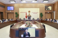 Một phiên họp của Ủy ban Thường vụ Quốc hội. (Nguồn: TTXVN)