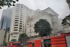 Hà Nội: Cháy tại cơ sở karaoke đang dừng hoạt động ở phố Nguyễn Tuân