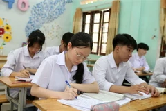 Học sinh ôn thi tốt nghiệp. (Nguồn: TTXVN)