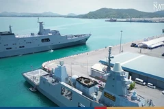  Tàu khu trục HTMS Chang dài 213m, rộng 28m, lượng giãn nước toàn tải 20.003 tấn. (Nguồn: Nation Thailand)
