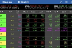 Nhóm cổ phiếu dầu khí tăng mạnh. (Nguồn: Vietnam+)