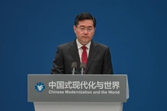 Bộ trưởng Ngoại giao Trung Quốc Tần Cương. (Ảnh: AFP/TTXVN)