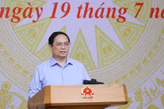 Thủ tướng Phạm Minh Chính chủ trì phiên họp. (Ảnh: Dương Giang/TTXVN)