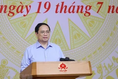 Thủ tướng Phạm Minh Chính chủ trì phiên họp. (Ảnh: Dương Giang/TTXVN)