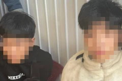 Hai thanh niên cầm đầu trong vụ lấy trộm xe máy. (Nguồn: Báo Lâm Đồng)