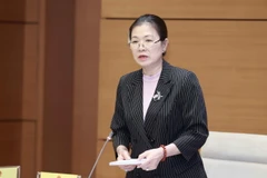 Phó Chủ tịch Ủy ban Trung ương MTTQ Việt Nam Trương Thị Ngọc Ánh. (Ảnh: Doãn Tấn/TTXVN)