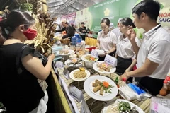 Giới thiệu món ăn tại Lễ hội Văn hóa-Ẩm thực Việt Nam. (Ảnh minh họa. Nguồn: TTXVN)