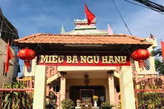 Miếu Bà Ngũ hành ở Long An. (Nguồn: Báo Long An)