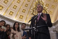 Chủ tịch Hạ viện Mỹ Kevin McCarthy phát biểu. (Nguồn: THX/TTXVN)