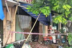 Hiện trường vụ cháy. (Ảnh: TTXVN phát)