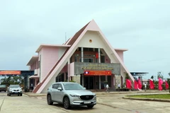 Cửa khẩu Quốc tế Nam Giang. (Ảnh: Trần Tĩnh/TTXVN)
