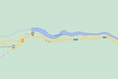 Vị trí sông Nậm Mộ. (Nguồn: Google Maps)