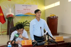 Ông Dương Văn An, Bí thư Tỉnh ủy Bình Thuận phát biểu tại buổi họp báo. (Ảnh: Nguyễn Thanh/TTXVN)