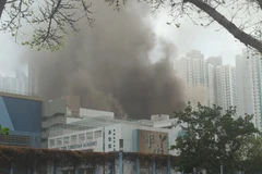 Hiện trường vụ cháy. (Nguồn: Twitter)