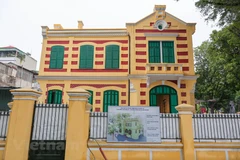 Căn biệt thự Pháp cổ nằm ở số 49 Trần Hưng Đạo (46 Hàng Bài), quận Hoàn Kiếm, Hà Nội. (Ảnh: Minh Sơn/Vietnam+)