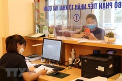 Doanh nghiệp mở tờ khai xuất nhập khẩu hàng hóa tại Chi cục Hải quan Ga đường sắt Quốc tế Đồng Đăng, tỉnh Lạng Sơn. (Ảnh: Quang Duy/TTXVN)