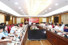 Quang cảnh buổi làm việc. (Ảnh: Phương Hoa/TTXVN)