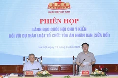Chủ tịch Quốc hội Vương Đình Huệ phát biểu. (Ảnh: Doãn Tấn/TTXVN)