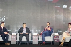 Các chuyên gia, doanh nghiệp tham gia phiên thảo luận tại sự kiện. (Ảnh: Mỹ Phương/TTXVN)