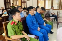 Các bị cáo tại phiên tòa xét xử ngày 30/6. (Nguồn: Báo Đồng Nai)