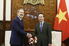 Chủ tịch nước Võ Văn Thưởng tiếp Đại sứ Cộng hòa Italy Marco Della Seta. (Ảnh: Thống Nhất/TTXVN)