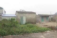 Một khu tái định cư chưa thể bàn giao cho địa phương do quy hoạch thiếu diện tích đất. (Ảnh: Quân Trang/TTXVN)