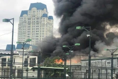 Hiện trường vụ việc (Ảnh: CTV Minh Tú) 