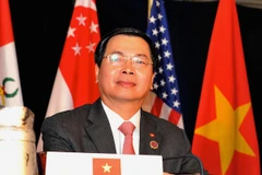 Bộ trưởng Bộ Công Thương Vũ Huy Hoàng tại Atlanta (Ảnh: Thanh Tuấn/TTXVN)