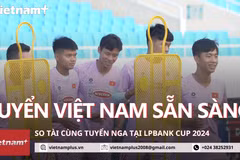 Sau 3 ngày hội quân, tuyển Việt Nam sẵn sàng đương đầu Nga tại LPBank Cup 2024