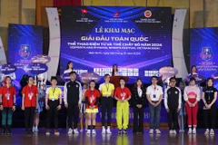 Giải đấu Toàn quốc Thể thao Điện tử và Thể chất Số năm 2024 lần đầu tiên được tổ chức ở Việt Nam tại Đại học Thể dục Thể thao Bắc Ninh. (Ảnh: Việt Anh/Vietnam+)