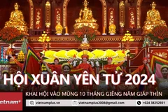 [Video] Quảng Ninh tưng bừng khai Hội Xuân Yên Tử năm 2024