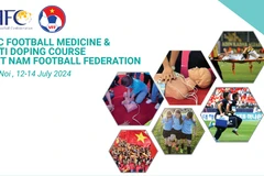 Liên đoàn Bóng đá Việt Nam (VFF) tổ chức chương trình tập huấn Y học thể thao tại Hà Nội, diễn ra từ ngày 12/7 đến 15/7/2024. (Ảnh: VFF)
