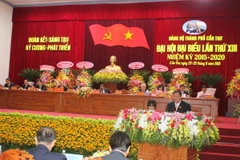 Quang cảnh Đại hội đại biểu Đảng bộ thành phố Cần Thơ lần thứ XIII. (Nguồn: TTXVN)