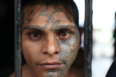 Một thành viên trong băng đảng Mara Salvatrucha. (Nguồn: RT.com)