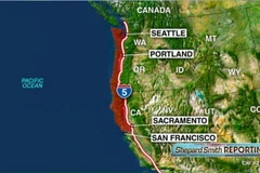 Siêu động đất đe dọa tính mạng của 13.000 người. (Nguồn: foxnews.com)