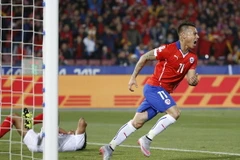 Eduardo Vargas đưa Chile vào chung kết. (Nguồn: Getty Images)